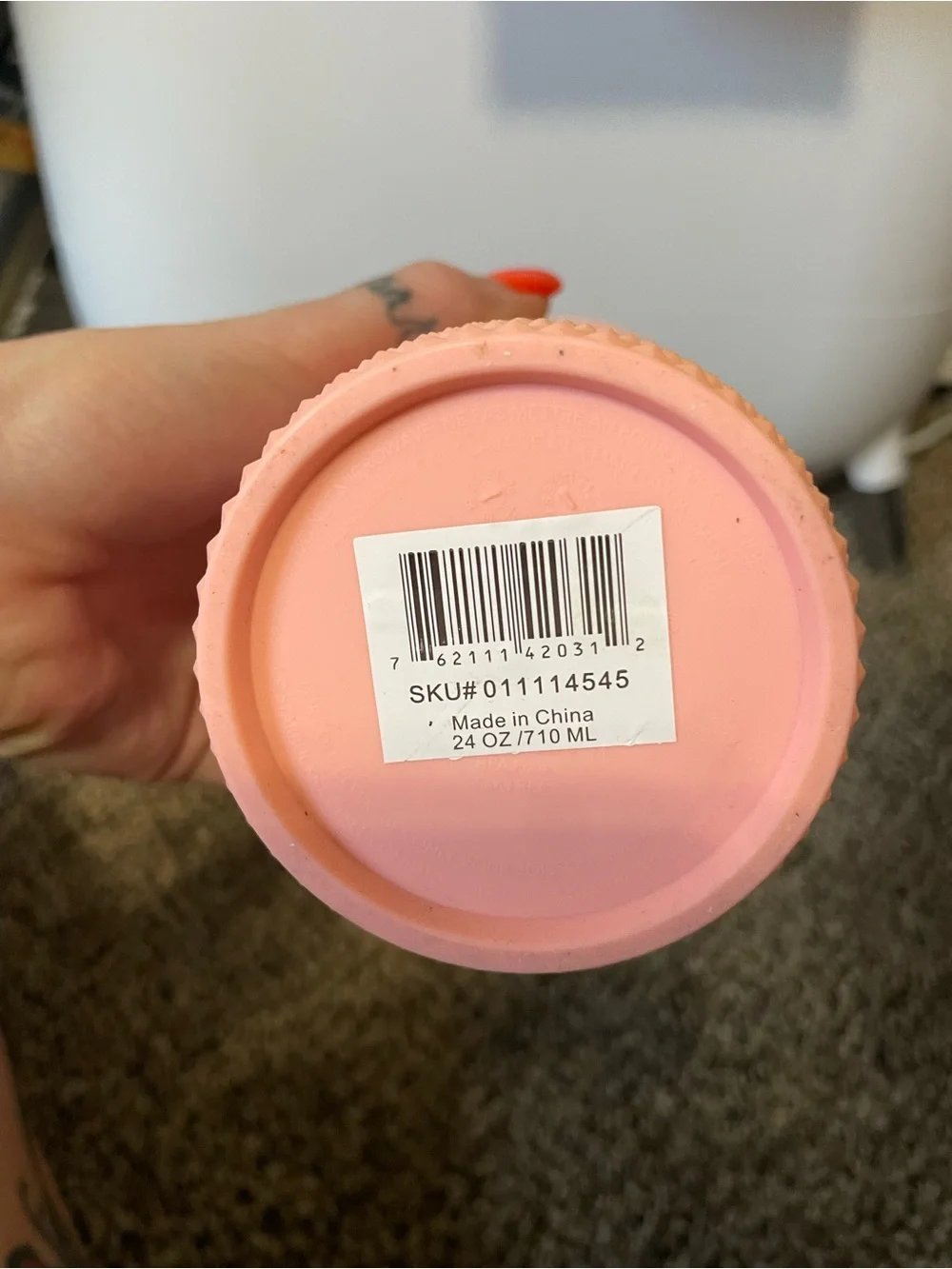 Starbucks Matte Pink Studded Cold Cup Tumbler with Straw